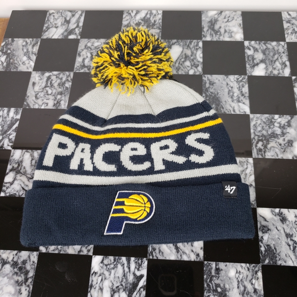 Indiana Pacers Kids Beanie 47 Brand NBA NWT